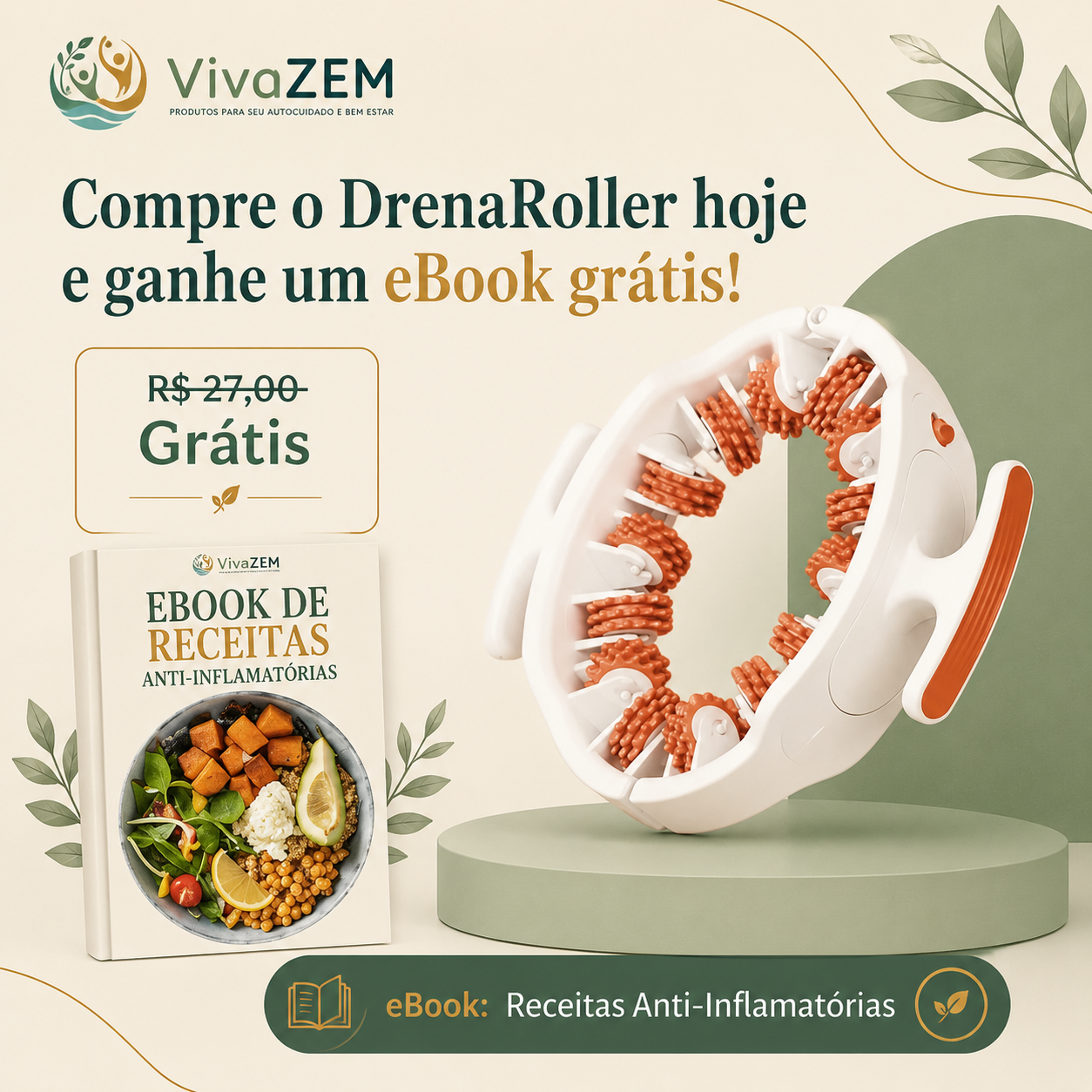 Ebook de Receitas Anti-Inflamatórias para Lipedema