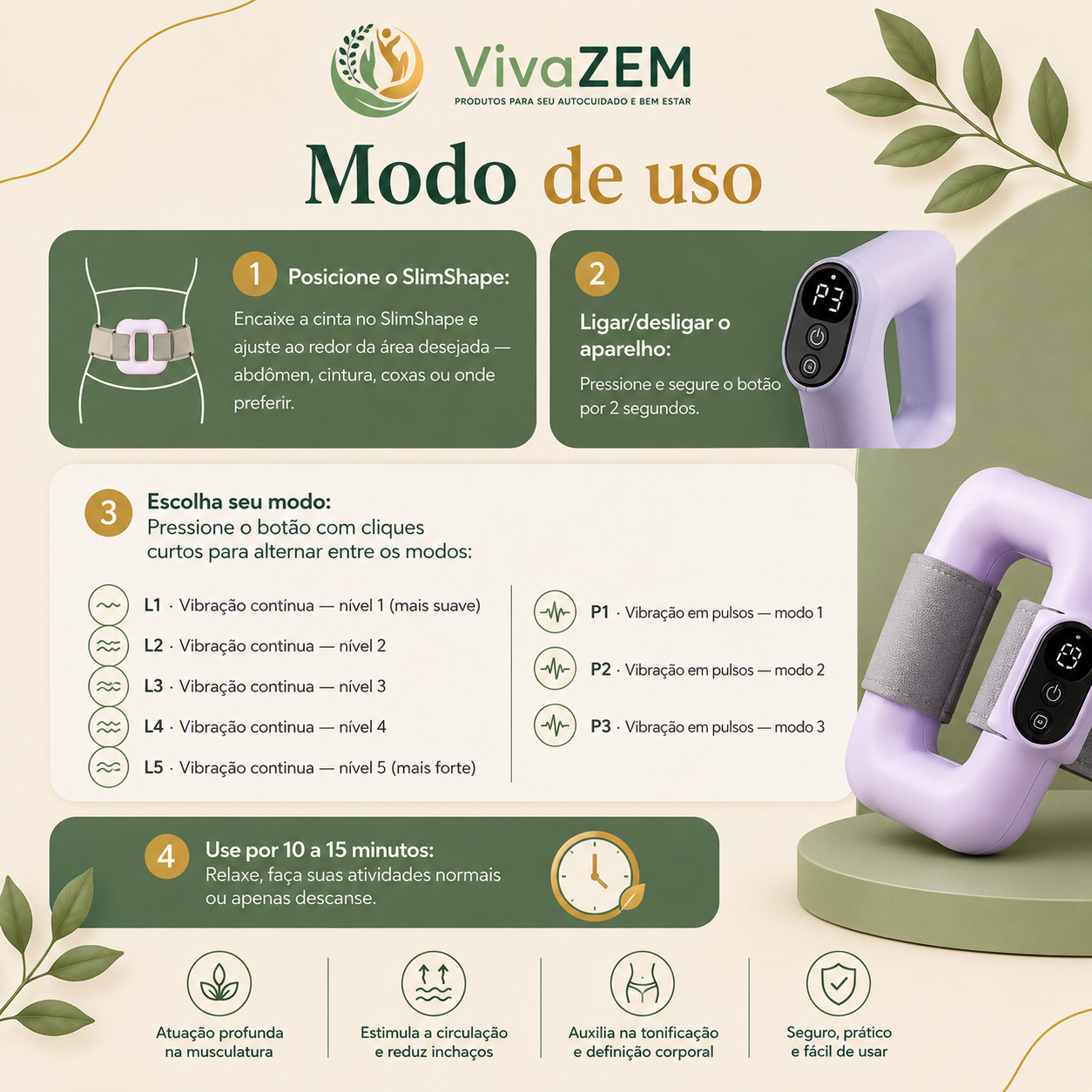 SlimShape - Anel Massageador — imagem 4